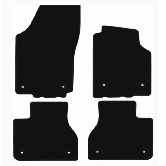 Premium Tailored Car Mat for VOLKSWAGEN Pheaton 2003-2008 swb Front & Rear, Anti-Slip, All-Weather Car Mats, Easy to Clean Custom Fit 4-Pieces Set