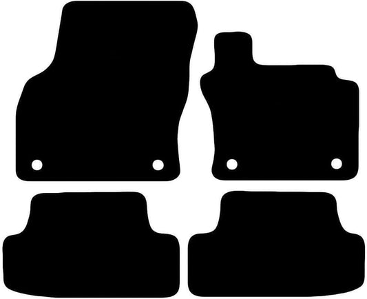 Premium Tailored Car Mat for VOLKSWAGEN T-Roc 2017-Onwards Front & Rear, Anti-Slip, All-Weather Car Mats, Easy to Clean Custom Fit 4-Pieces Set