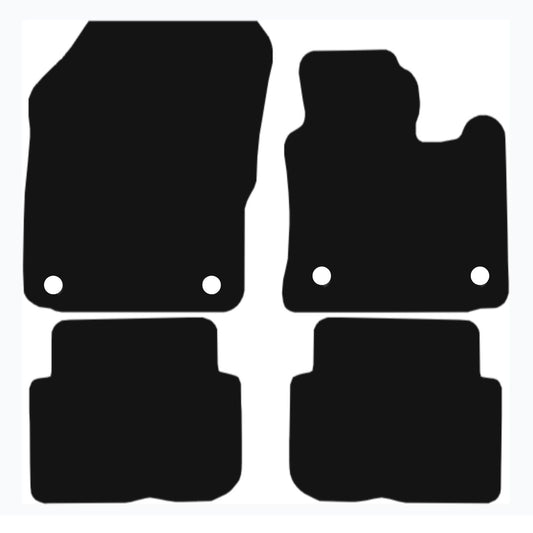 Premium Tailored Car Mat for VOLKSWAGEN Touran 2010-2015 Front & Rear, Anti-Slip, All-Weather Car Mats, Easy to Clean Custom Fit 4-Pieces Set
