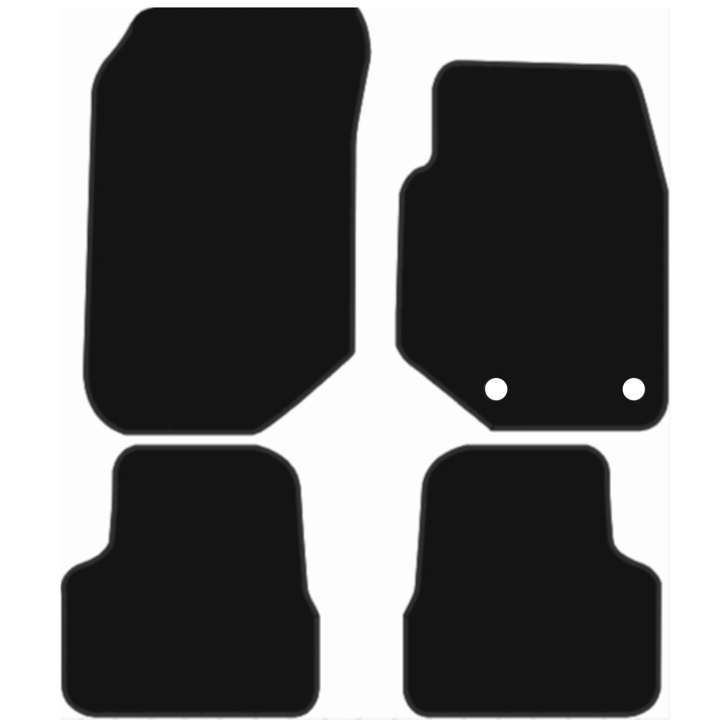 Premium Tailored Car Mat for Vauxhall Mokka 2020-Onwards Front & Rear, Anti-Slip, All-Weather Car Mats, Easy to Clean Custom Fit 4-Pieces Set